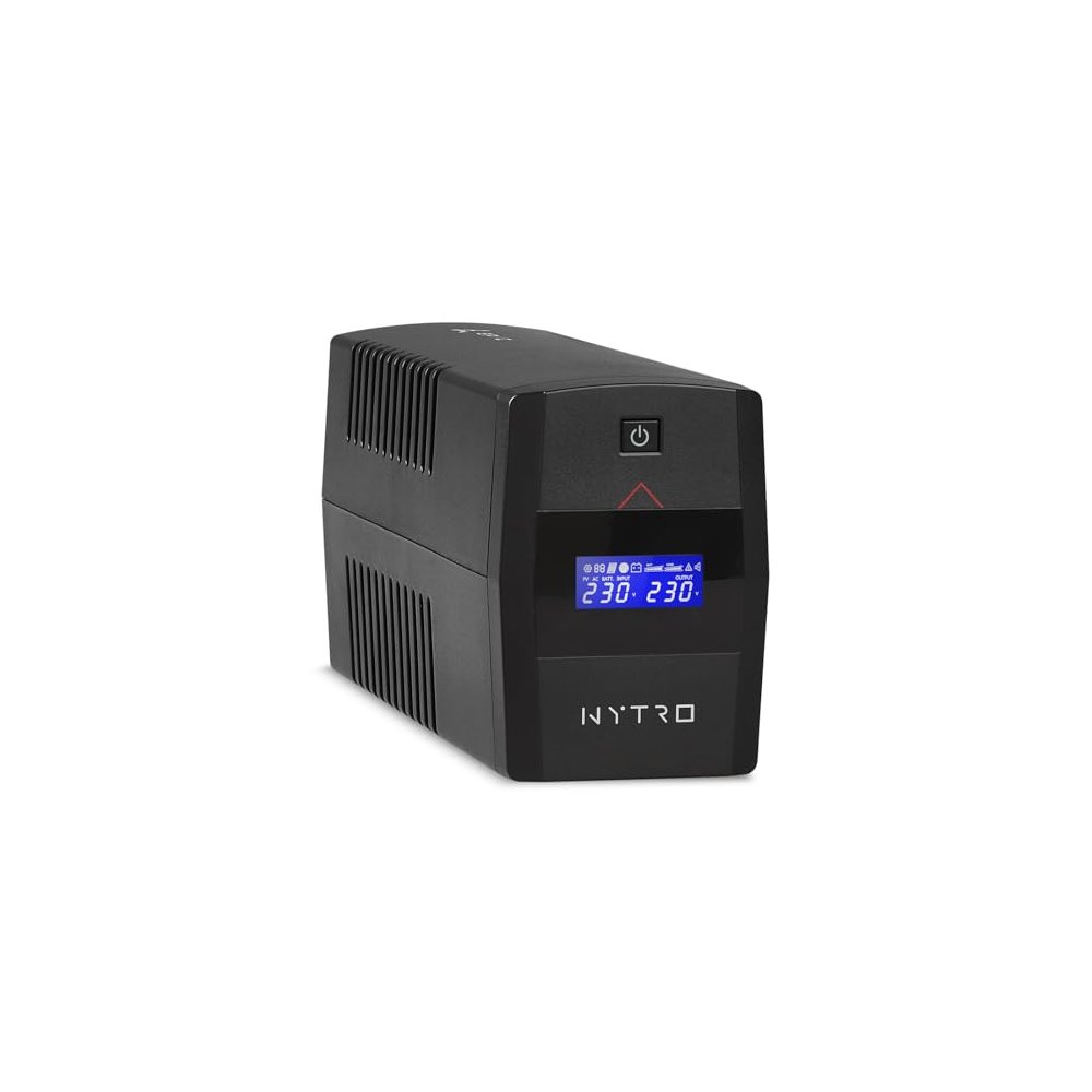 EPYC® NYTRO – UPS a Onda Sinusoidale Pura, UPS per PC da Gaming, PFC Attivo, MAC e Console da Gioco, Potenza 800VA/480Watt, 2 Us